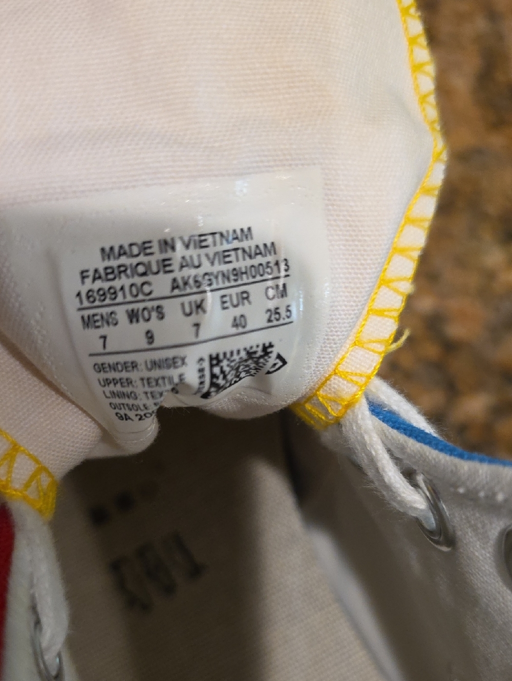 Golf Wang X Converse Chuck Taylor All Star 70 Hi Tri Panel - SZ M7/W9 - Picture 7 of 11